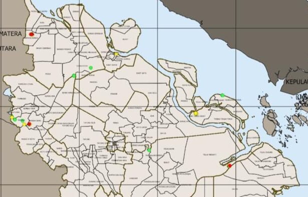 Update peta hotspot di Provinsi Riau pada Selasa (29/7/2025) BMKG mencatat sebaran titik panas atau hotspot di Pulau Sumatera kembali naik, mencapai 249 titik.
