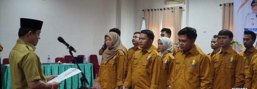 Pelantikan Pengurus GenPI Rohul 2025–2029 oleh Wabup Syafaruddin Poti